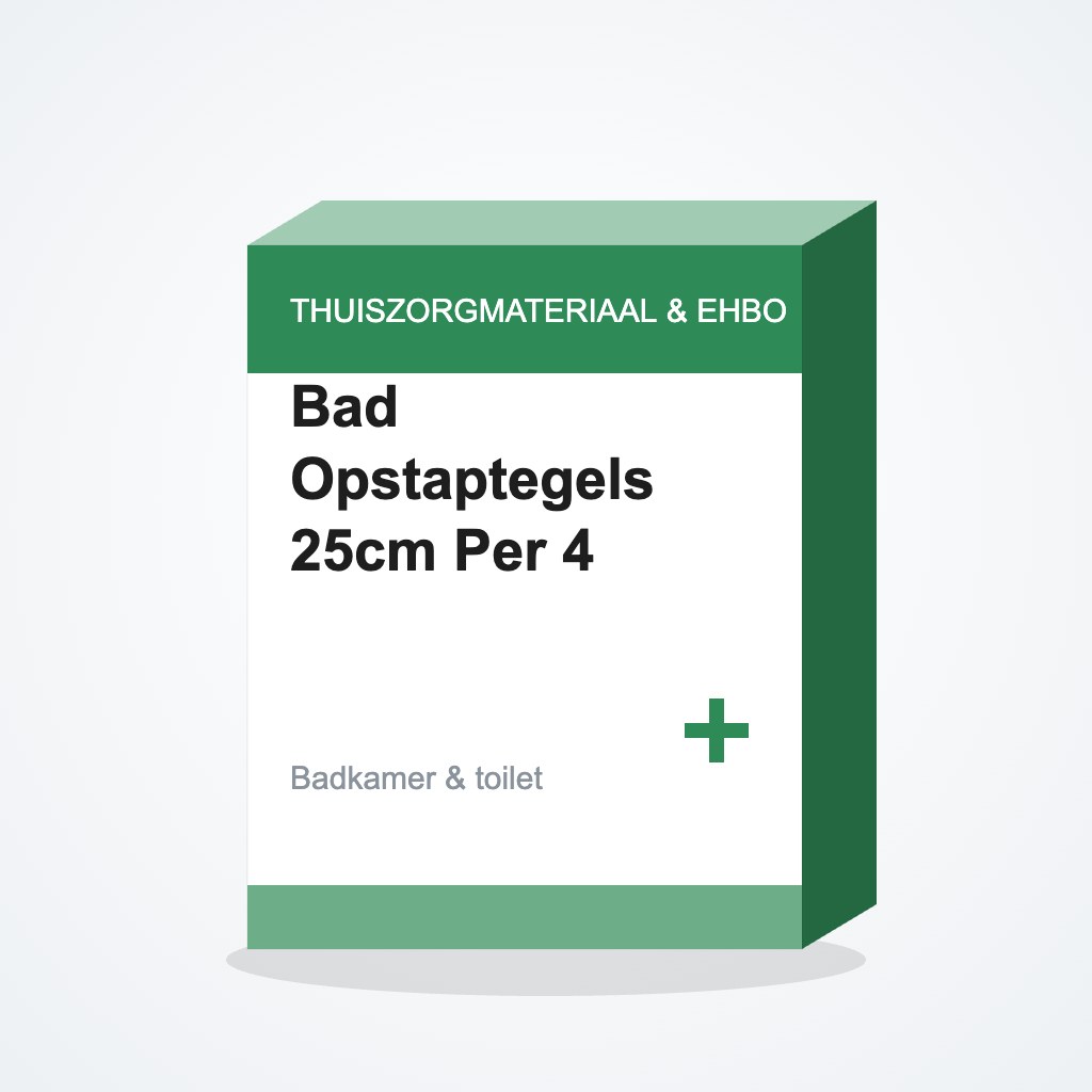 Bad Opstaptegels 25cm Per 4