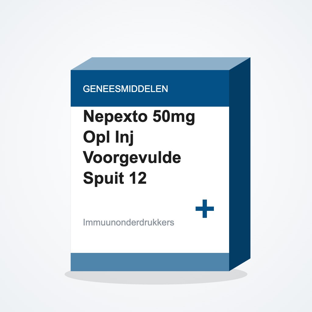Nepexto 50mg Opl Inj Voorgevulde Spuit 12