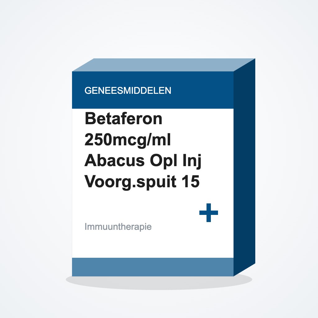 Betaferon 250mcg/ml Abacus Opl Inj Voorg.spuit 15