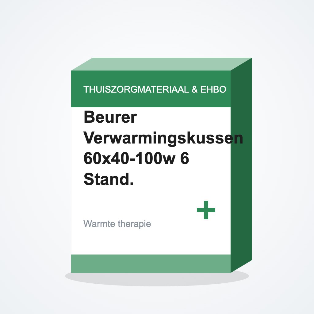 Beurer Verwarmingskussen 60x40-100w 6 Stand.