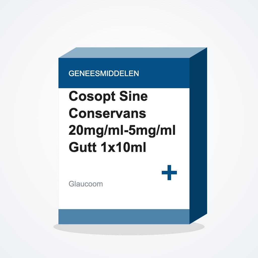 Cosopt Sine Conservans 20mg/ml-5mg/ml Gutt 1x10ml