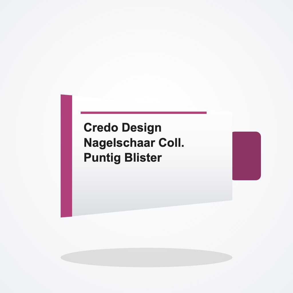 Credo Design Nagelschaar Coll. Puntig Blister