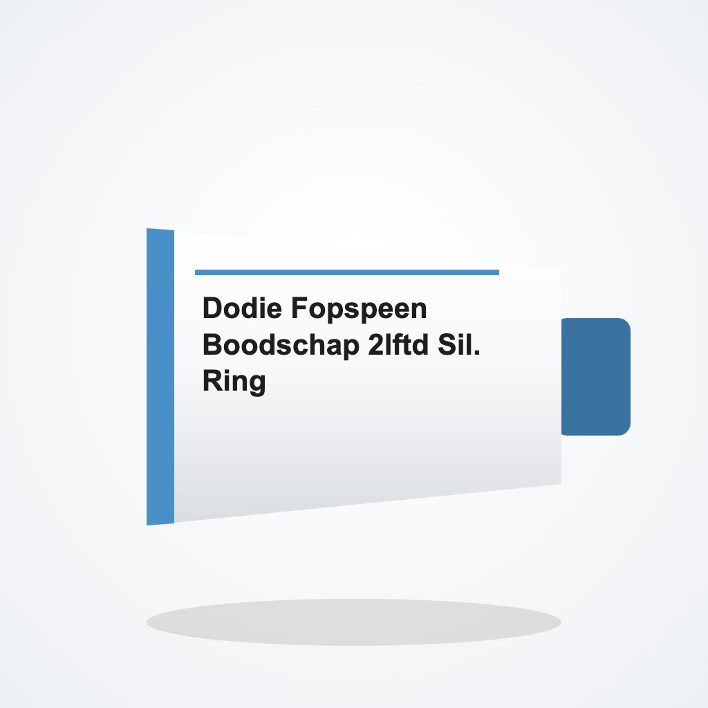 Dodie Fopspeen Boodschap 2lftd Sil. Ring