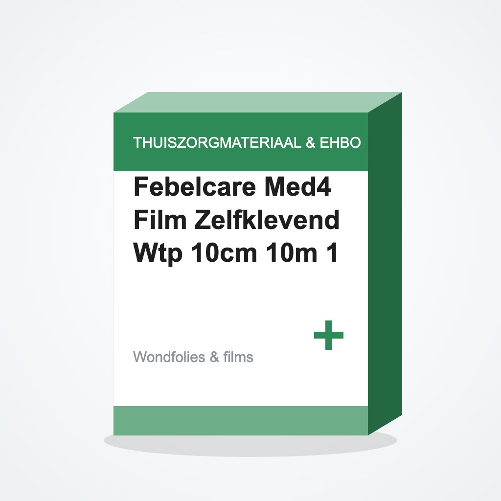 Febelcare Med4 Film Zelfklevend Wtp 10cm 10m 1