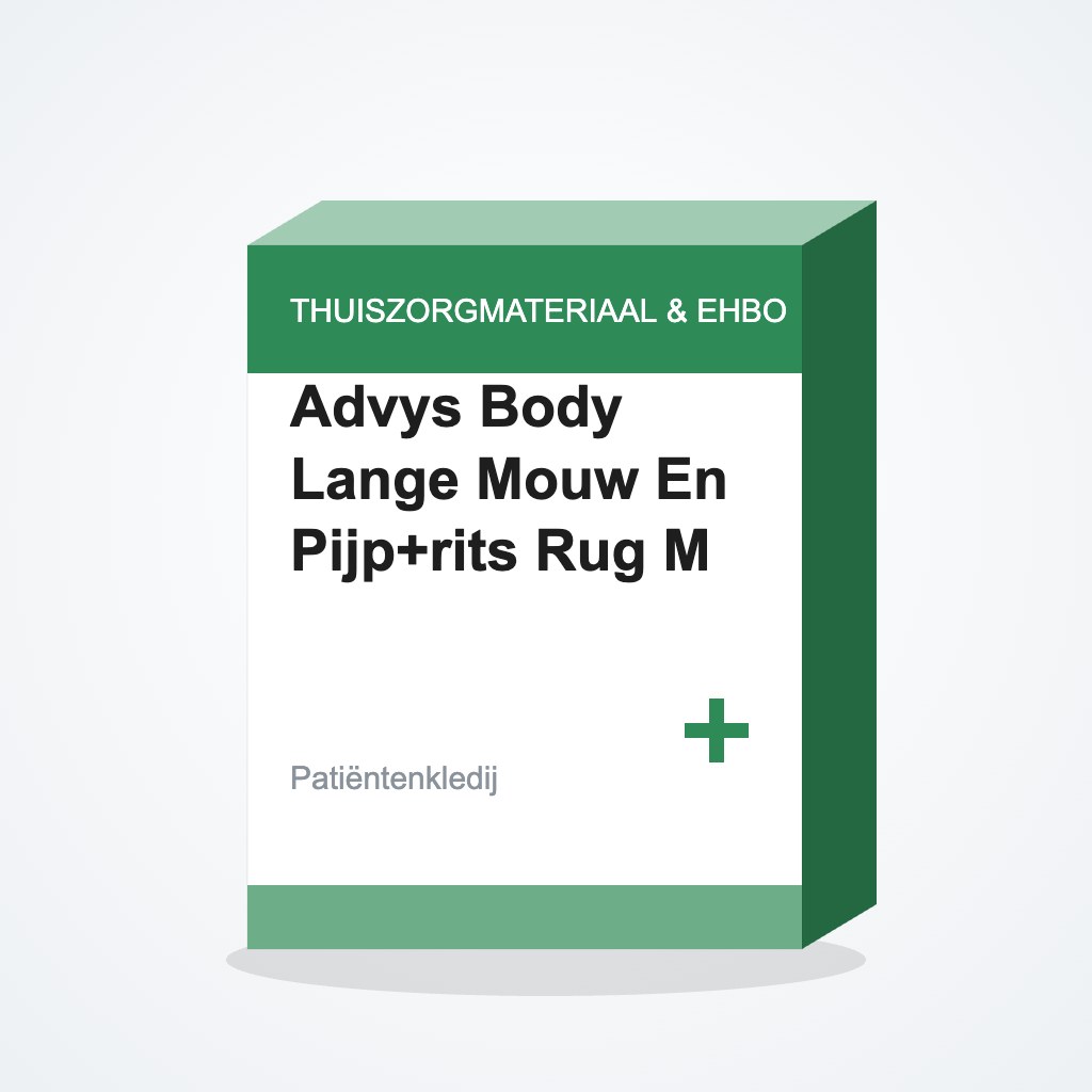 Advys Body Lange Mouw En Pijp+rits Rug M