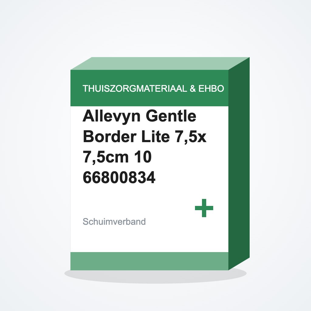 Allevyn Gentle Border Lite 7,5x 7,5cm 10 66800834