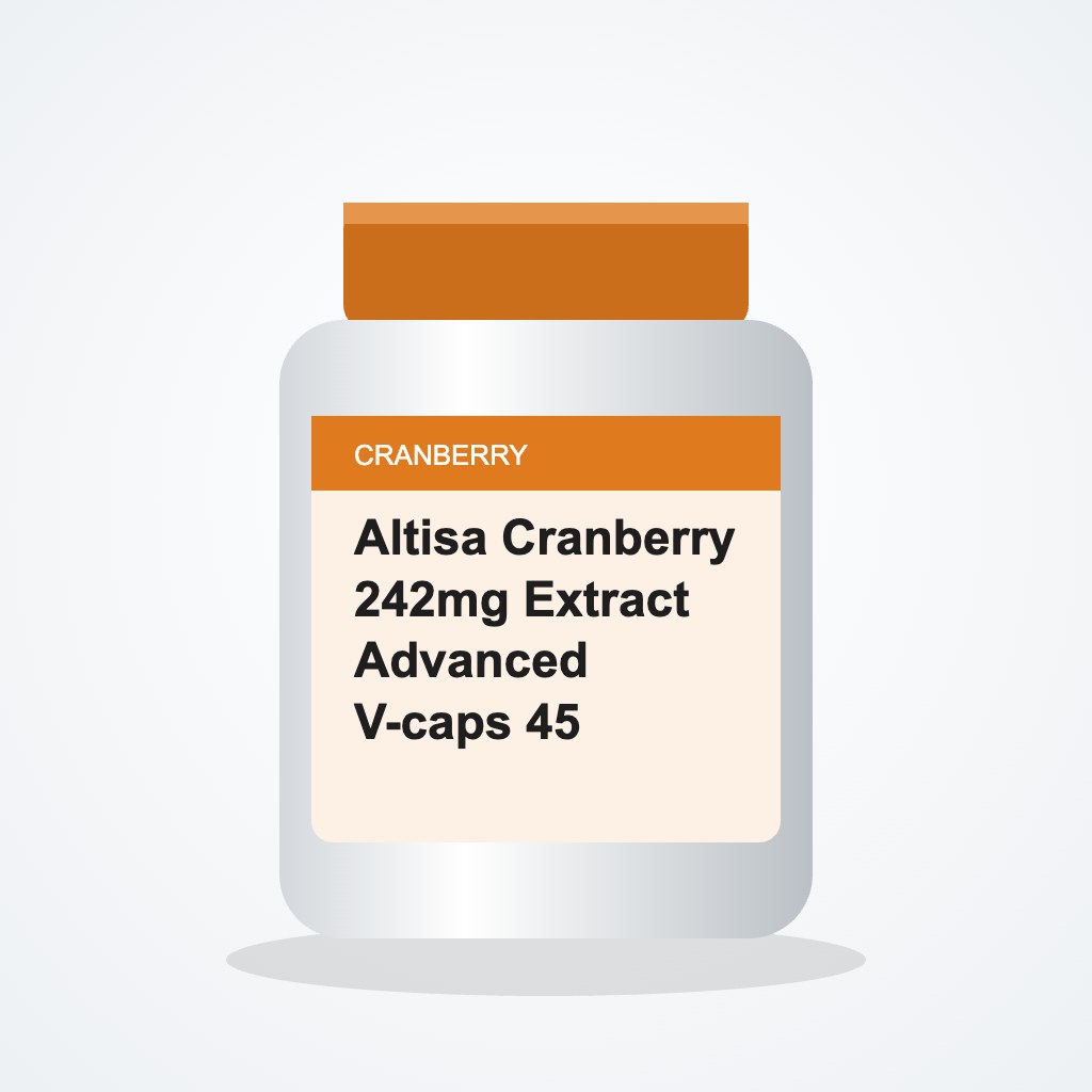 Altisa Cranberry 242mg Extract Advanced V-caps 45