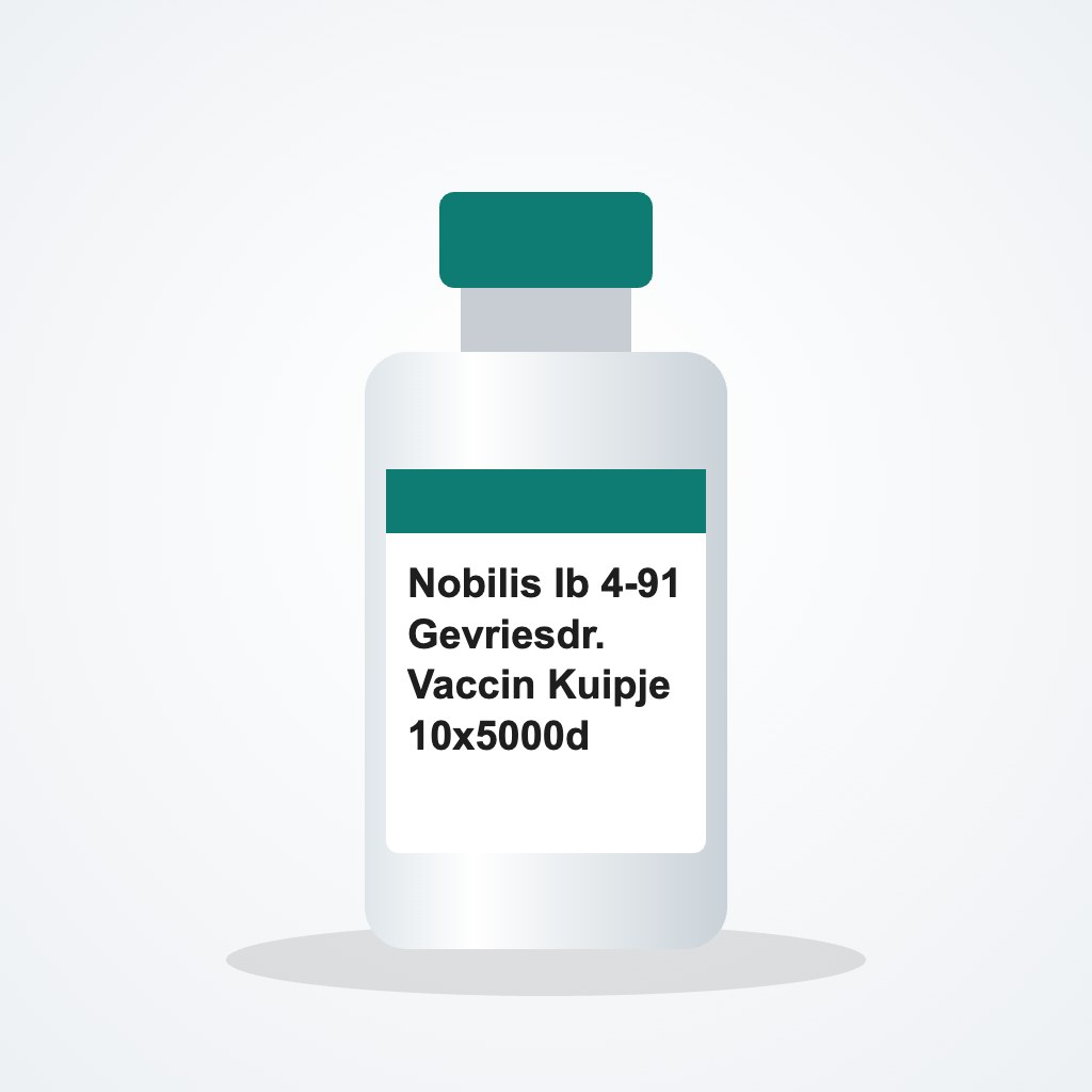 [3431632] Nobilis Ib 4-91 Gevriesdr. Vaccin Kuipje 10x5000d