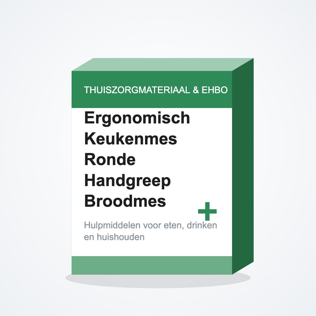 [4637591] Ergonomisch Keukenmes Ronde Handgreep Broodmes