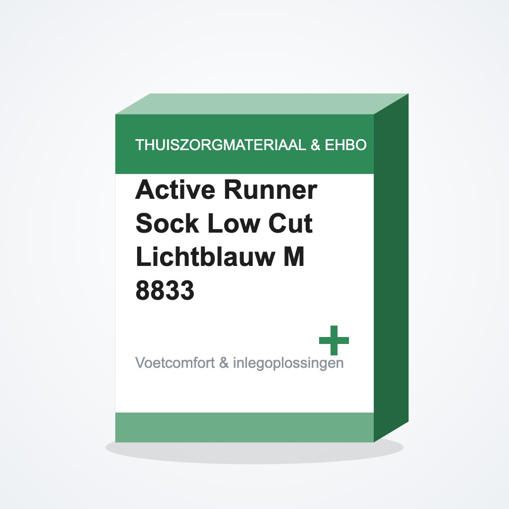 [3241569] Active Runner Sock Low Cut Lichtblauw M 8833